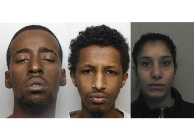 From Left: Mohammed Abdul Khadir, Ayanle Sharif and Tusnyma Chilani.
