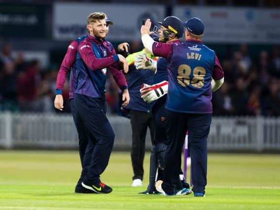 Rob Keogh claimed a wicket and hit a crucial 37 for the Steelbacks (picture: Kirsty Edmonds)
