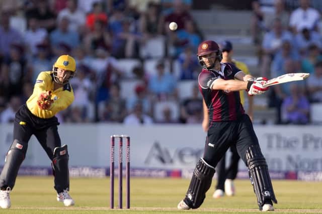 Action from the Steelbacks' 76-run win over Birmingham Bears at the County Ground last summer