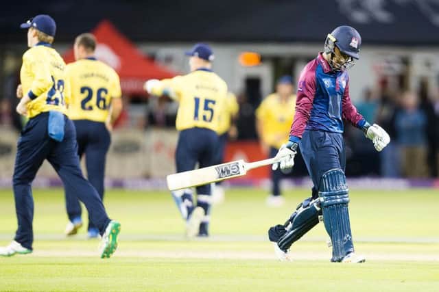 Saif Zaib made six from 10 balls in the Steelbacks innings (picture: Kirsty Edmonds)