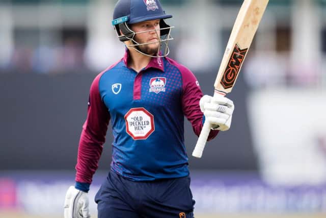 Ben Duckett blasted a brilliant 92 for the Steelbacks at New Road (picture: Kirsty Edmonds)