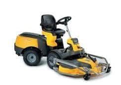 The stolen mower.
