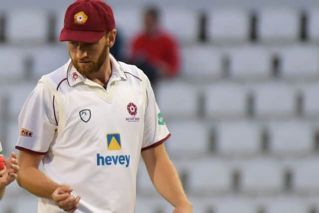 Richard Gleeson grabbed five wickets for Northants against Gloucestershire (picture: Dave Ikin)