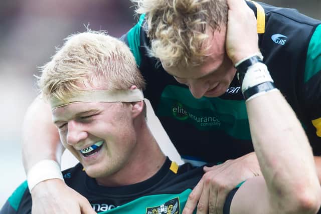David Ribbans scored for Saints in the second half (pictures: Kirsty Edmonds)