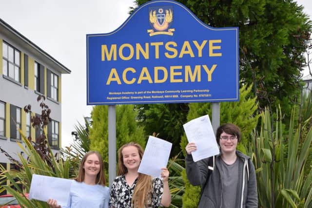 left to right Emily Claypole, Evie Oglethorpe and Andrew Dainty.