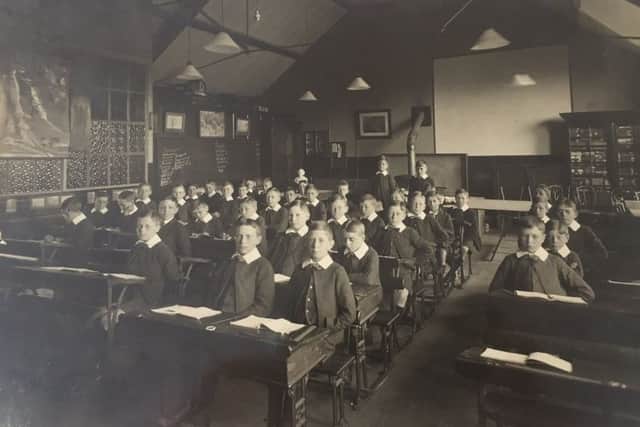 A classroom in Stockwell in 1929