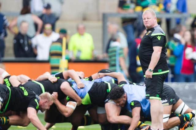 Dorian West feels his side weren't rewarded for their work in the scrum last weekend (picture: Kirsty Edmonds)