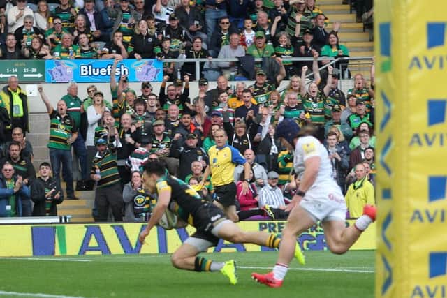 Tom Collins scored against Leicester last weekend (picture: Sharon Lucey)