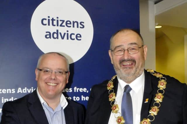 Wellingborough mayor Cllr Paul Bell attended the formal launch