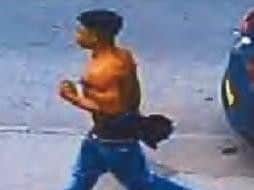 This man is wanted in connection with an assault in Northampton.