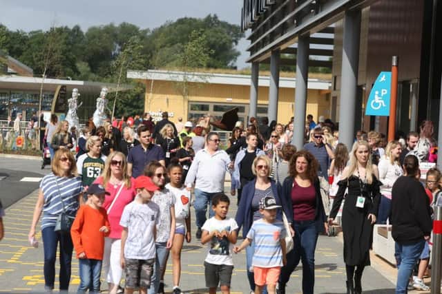 The first shops opened at Rushden Lakes on July 28