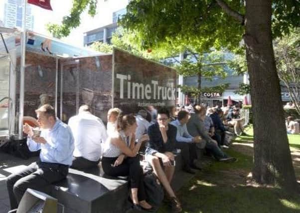 The Time Truck is coming to Kettering and Wellingborough this week