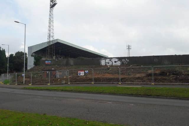 Rockingham Road stadium. NNL-170926-124547005