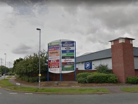The attempted theft took place near Boots in the Riverside Retail Park