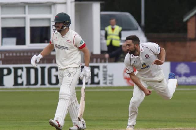 Ben Sanderson was in brilliant form for Northants (picture: John Mallett)