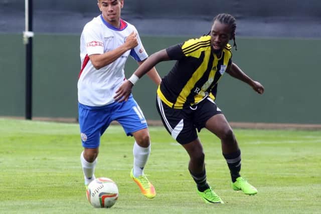 Fernando Bell-Toxtle was named man-of-the-match for AFC Rushden & Diamonds on Tuesday