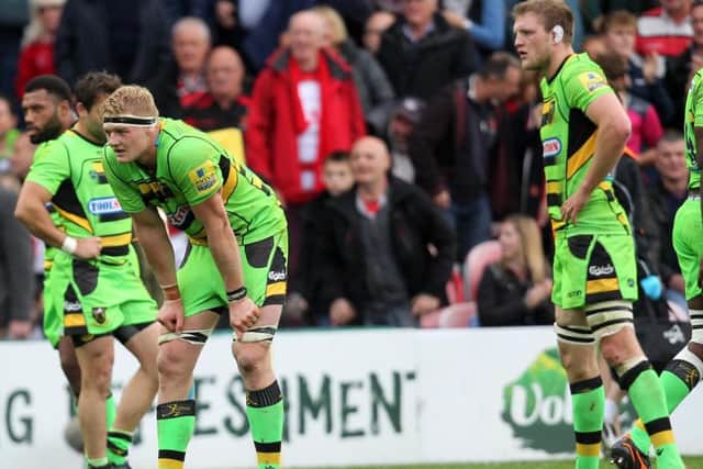 Saints saw their four-match winning streak come to an end at Kingsholm (pictures: Sharon Lucey)
