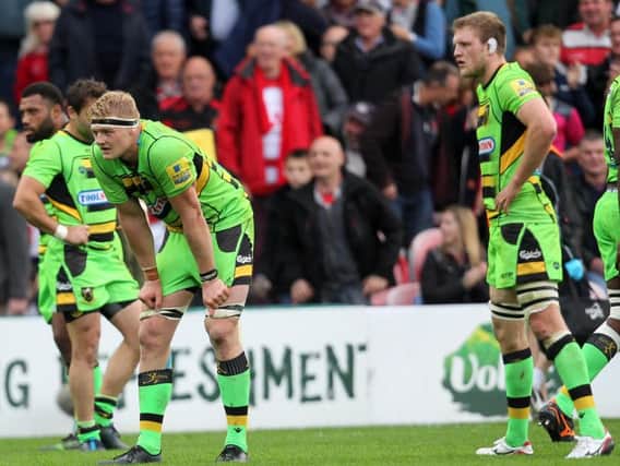 Saints saw their four-match winning streak come to an end at Kingsholm (pictures: Sharon Lucey)