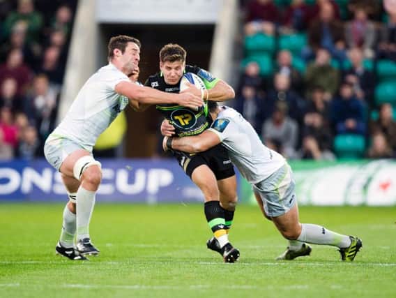 Piers Francis made his first competitive appearance at Franklin's Gardens (picture: Kirsty Edmonds)
