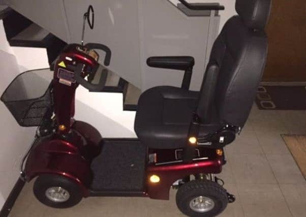 One of the stolen scooters. NNL-171016-100040005