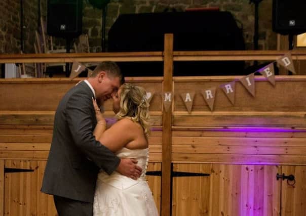 Kayleigh and Stephen's first dance. Picture by Big Bopper Entertainment. NNL-171016-125308005