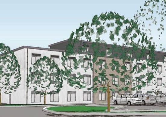An artist's impression of the new hotel plan. NNL-171017-125510005