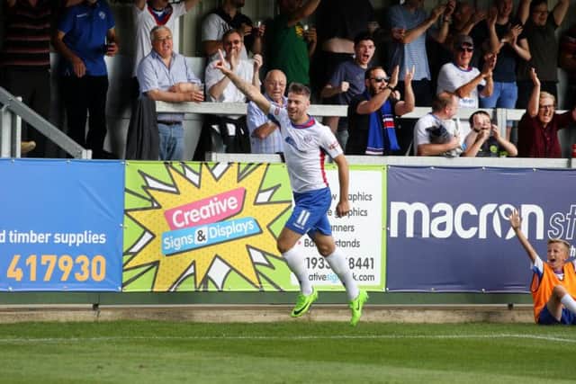 Darryl Smith scored twice in AFC Rushden & Diamonds' 4-2 success at Marlow