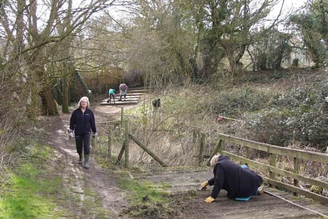 A previous event at Desborough Pocket Park