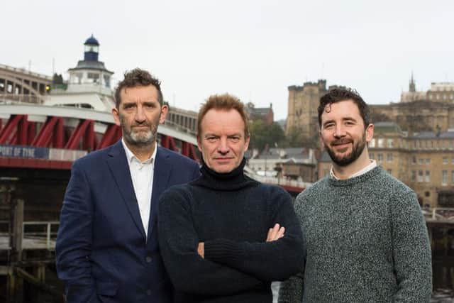 Jimmy Nail, Sting and director of The Last Ship Lorne Campbell
