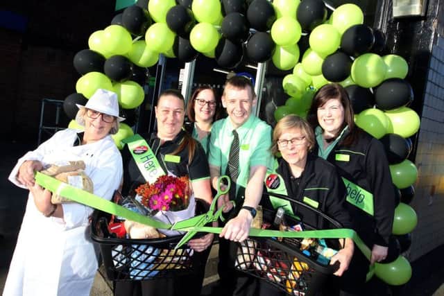 Central England Co-operative: Welland Vale Road, Corby,
Newly refurbished shop opened by Store Manager John Davison NNL-171031-143502005