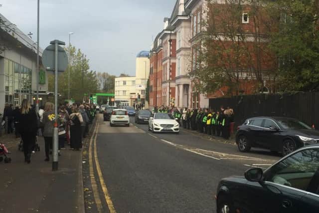 People lining the streets to pay tribute to Rushden biker Darryl Souza