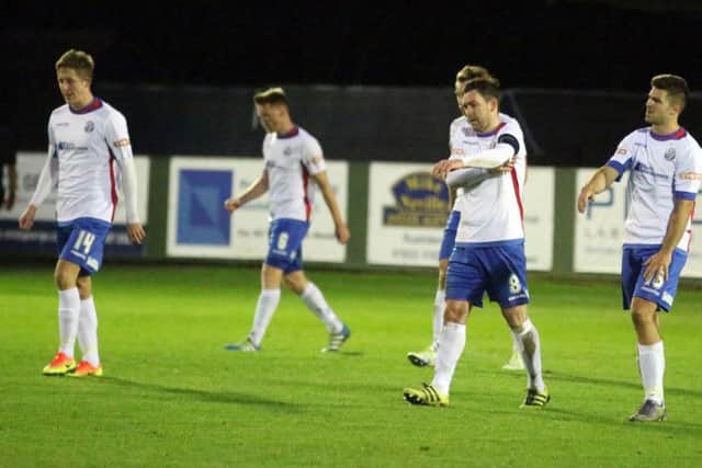 There was disappointment after AFC Rushden & Diamonds conceded a late equaliser last weekend but boss Andy Peaks believes they have had a good week ahead of tomorrow's clash at Uxbridge. Picture by Alison Bagley