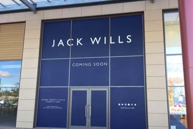 Jack Wills is opening at Rushden Lakes