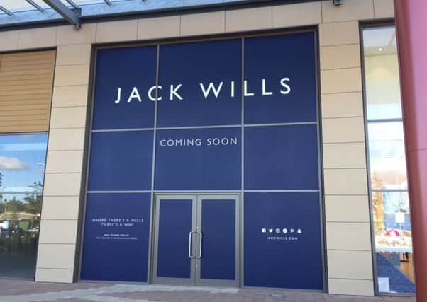 Jack Wills is opening at Rushden Lakes