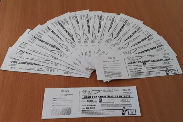Tickets are now available for the Christmas prize draw