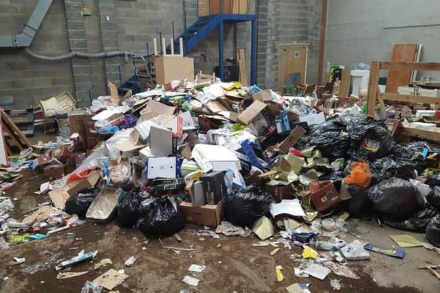 Some of the stored rubbish. NNL-171114-131635005