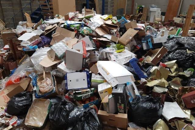 Some of the stored rubbish. NNL-171114-131625005