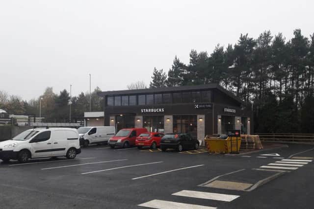 The new Starbucks in Corby. NNL-171115-130310005