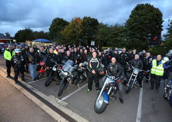 Kettering Biker Escorts organised this memorial ride for Rushden man Darryl Souza last month