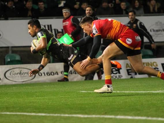 Ken Pisi scored against the Dragons last Saturday (picture: Sharon Lucey)