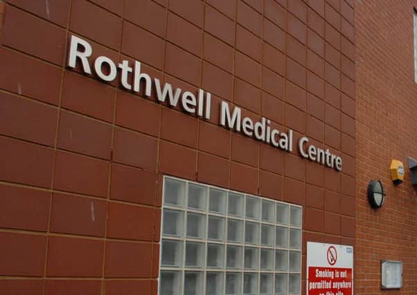 Rothwell, Rothwell Medical Centre, flu jab  queue 
Wednesday, 12 October 2011 ENGNNL00120111210165434