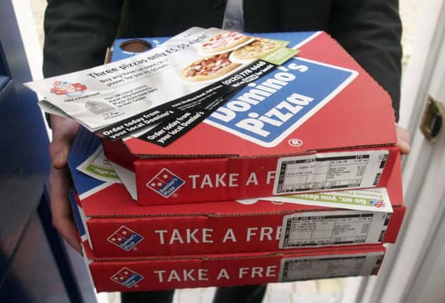Domino's Pizza delivery.